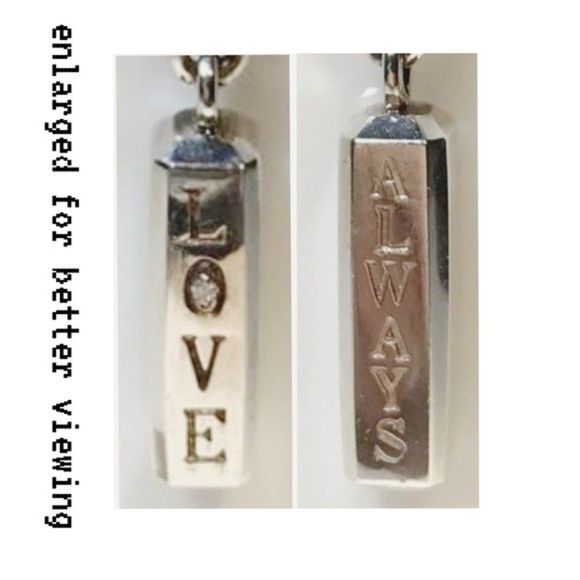 Diamond Bradford Exchange 925 Sterling Silver Charm Heart Bracelet 8" - Picture 14 of 14